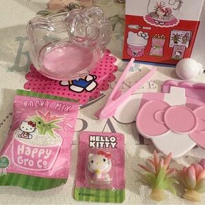 Make it mini hello kitty terrarium